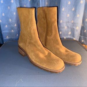 Vintage suede Gianni Bini moccasin boots size 9.5